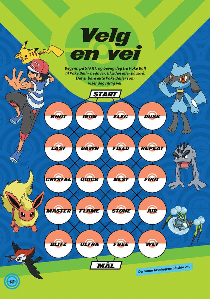 Pokémon Aktivitetsbok