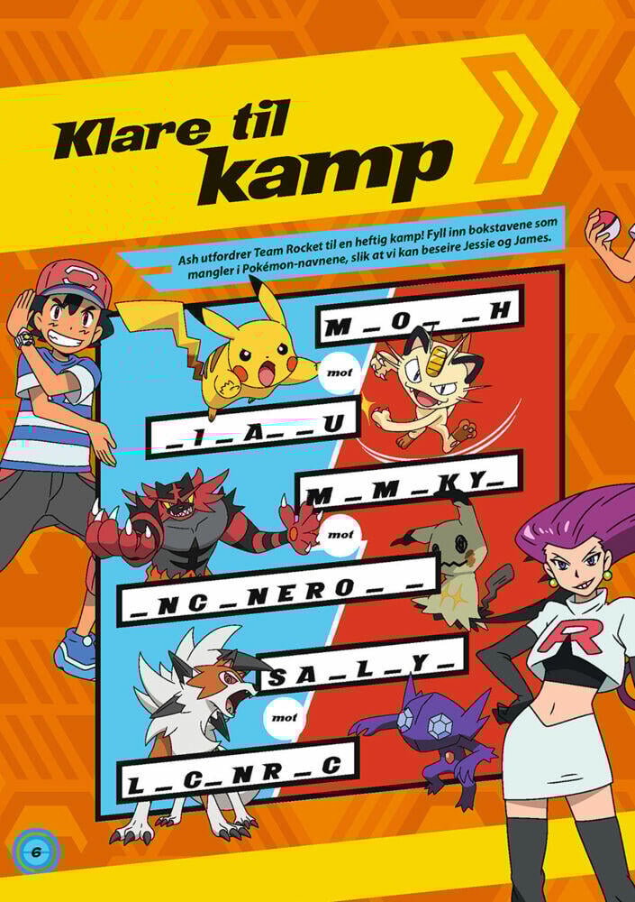 Pokémon Aktivitetsbok