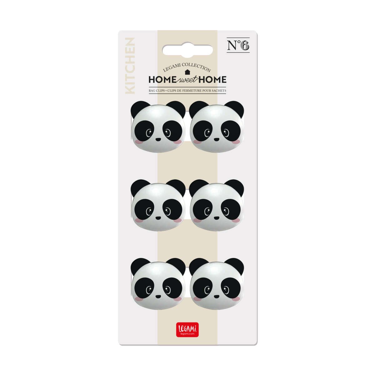 Legami® Home Sweet Home poseklyper panda