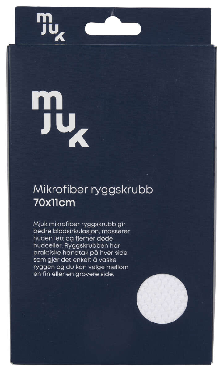 Mjuk microfiber vaffel ryggskrubb