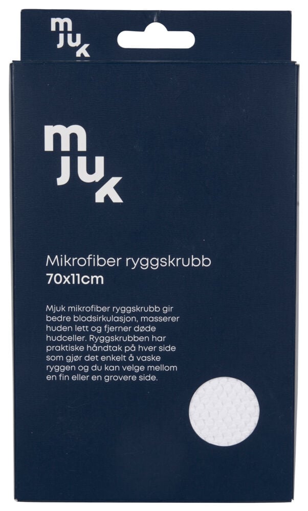 Mjuk microfiber vaffel ryggskrubb