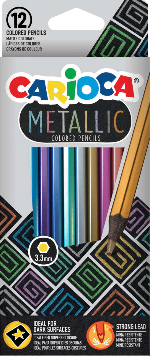 Carioca metallic fargeblyanter