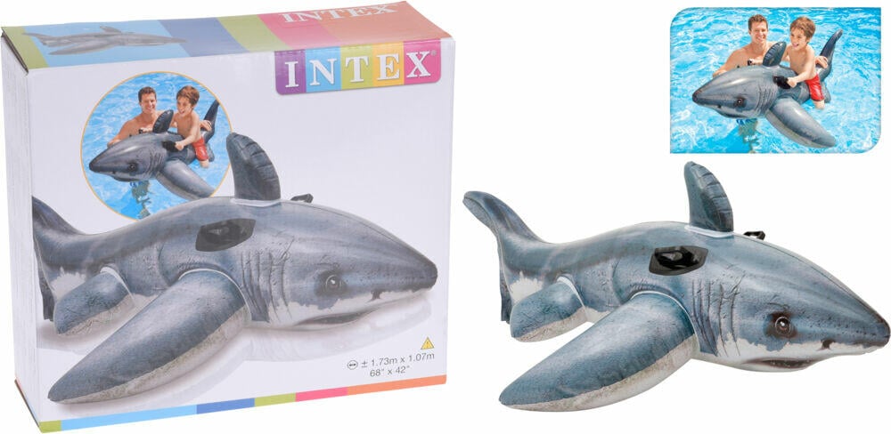 INTEX® Ride-On hvithai badeleke