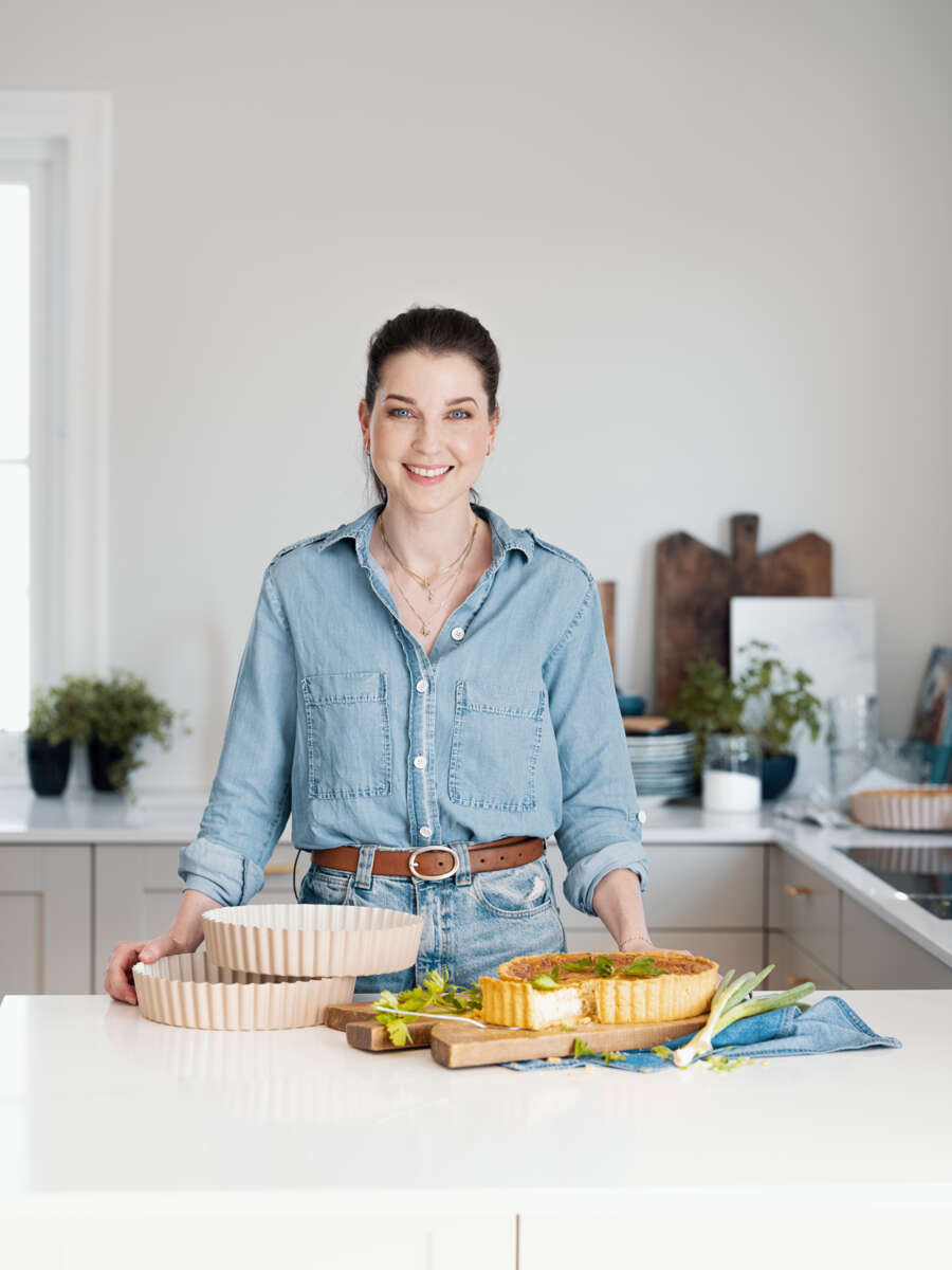 Ida Gran-Jansen pai-terte og kakeform