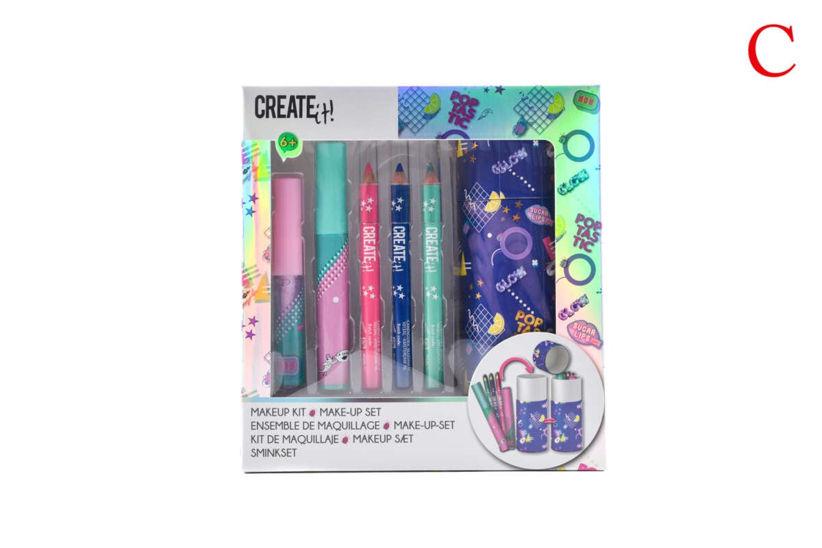 CREATE IT! Sminkesett i oppbevaringsboks