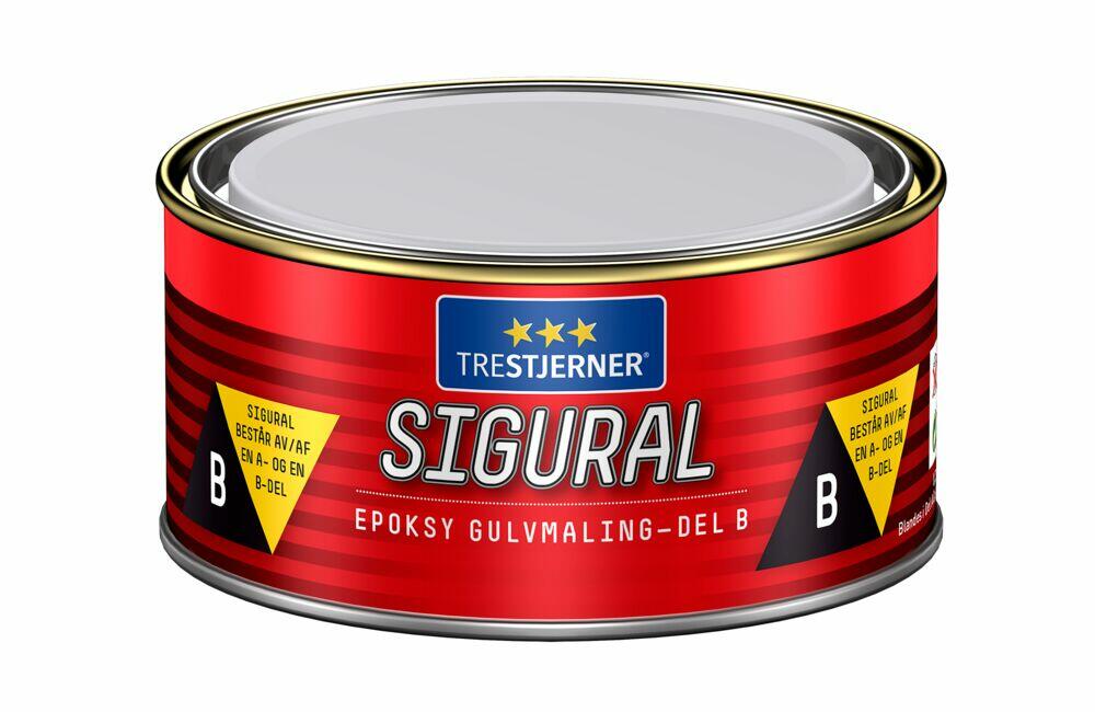 TreStjerner Sigural epoxy del B gulvmaling