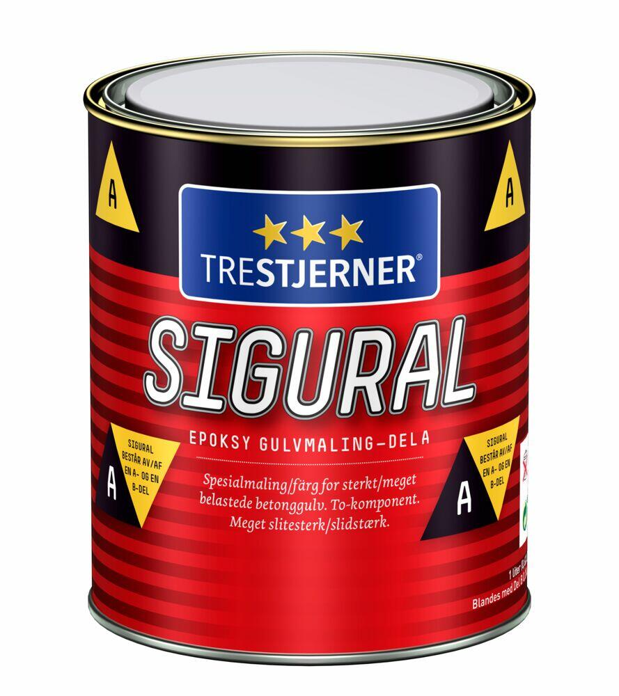 TreStjerner Sigural epoxy del A gulvmaling