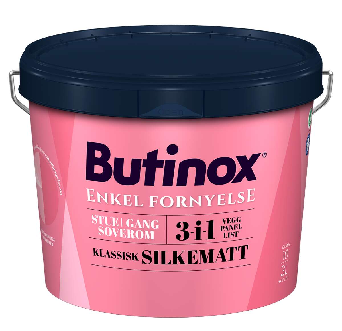 Butinox Klassisk 10/silkematt interiørmaling