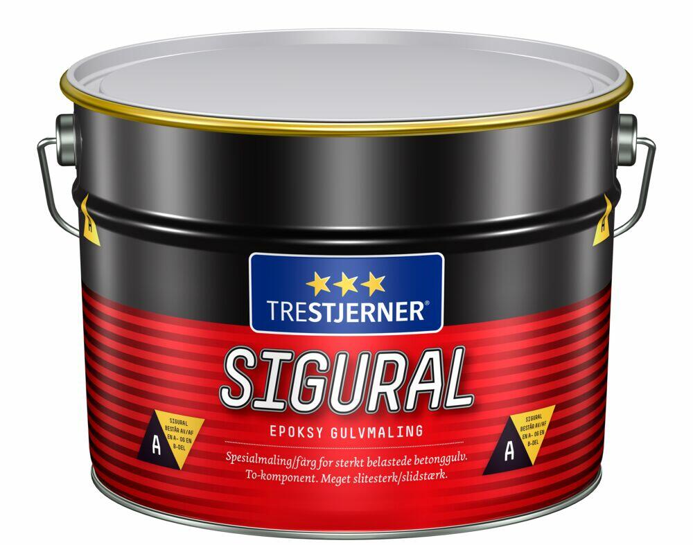 TreStjerner Sigural epoxy del A gulvmaling