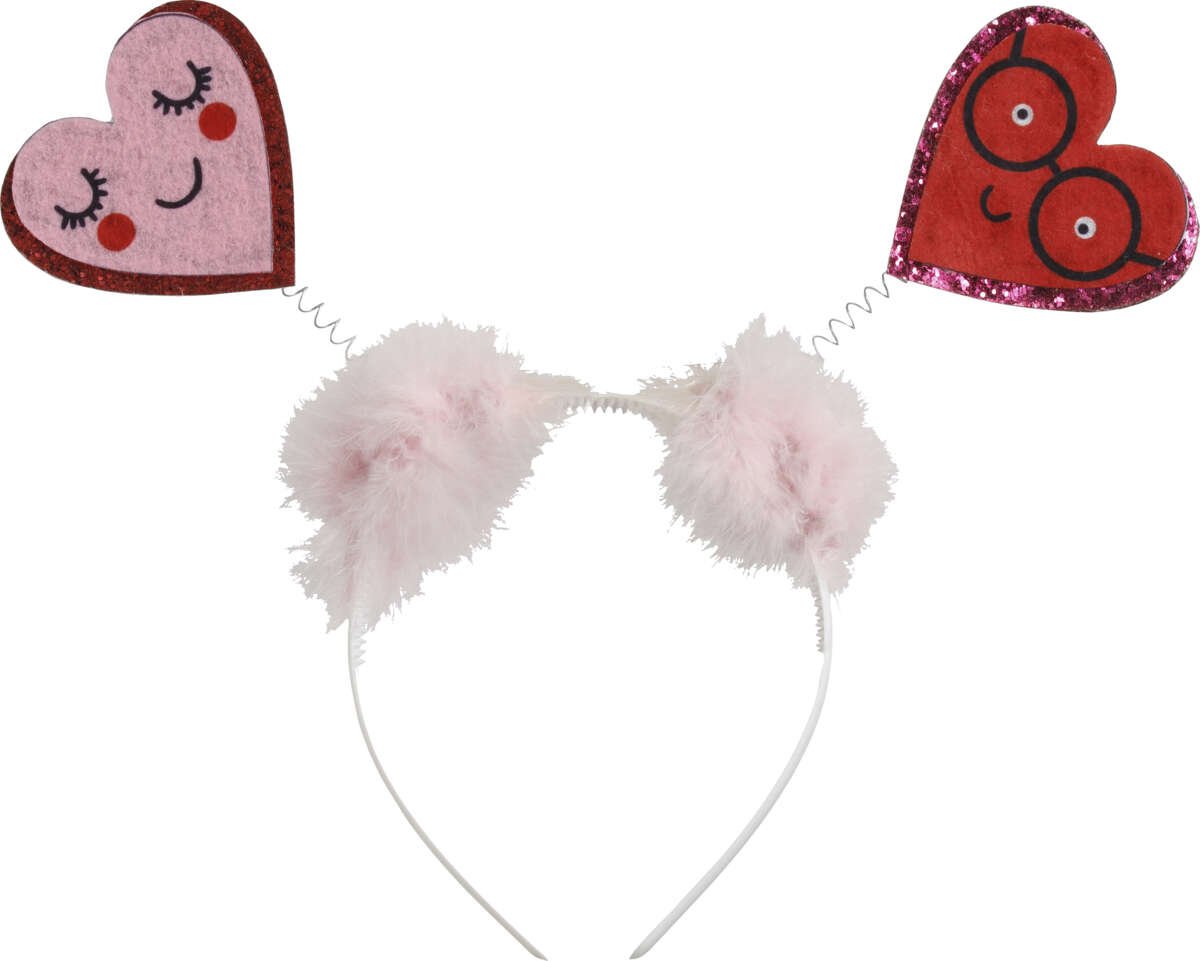 Hårbøyle med hjerter