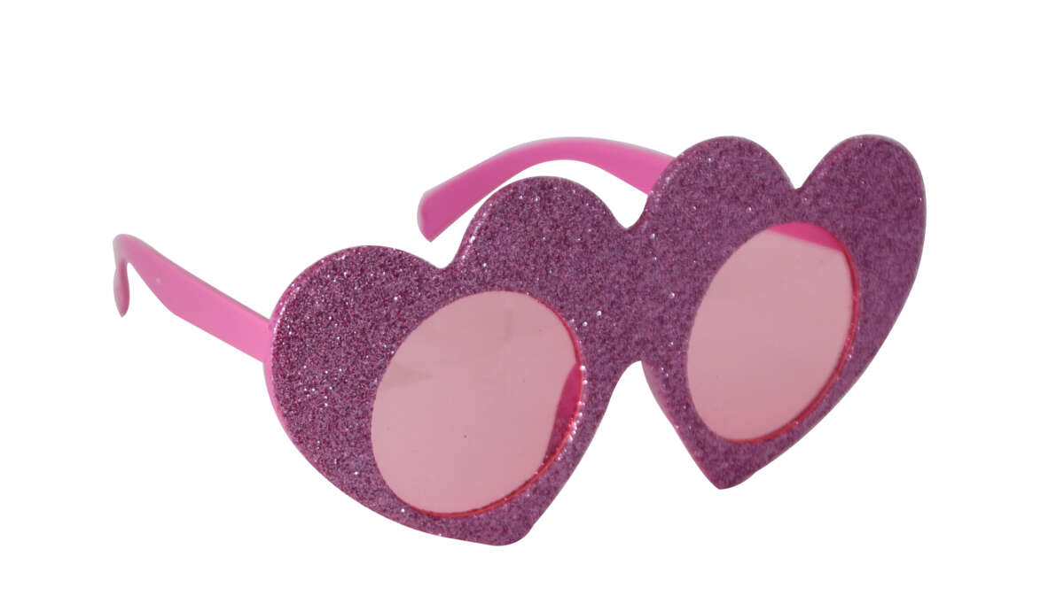 Briller med hjerter