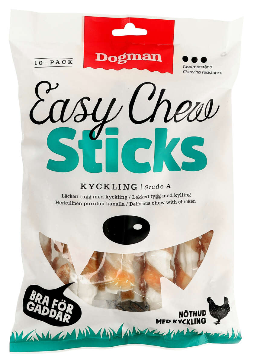 Dogman Easychew Sticks med Kylling 10stk