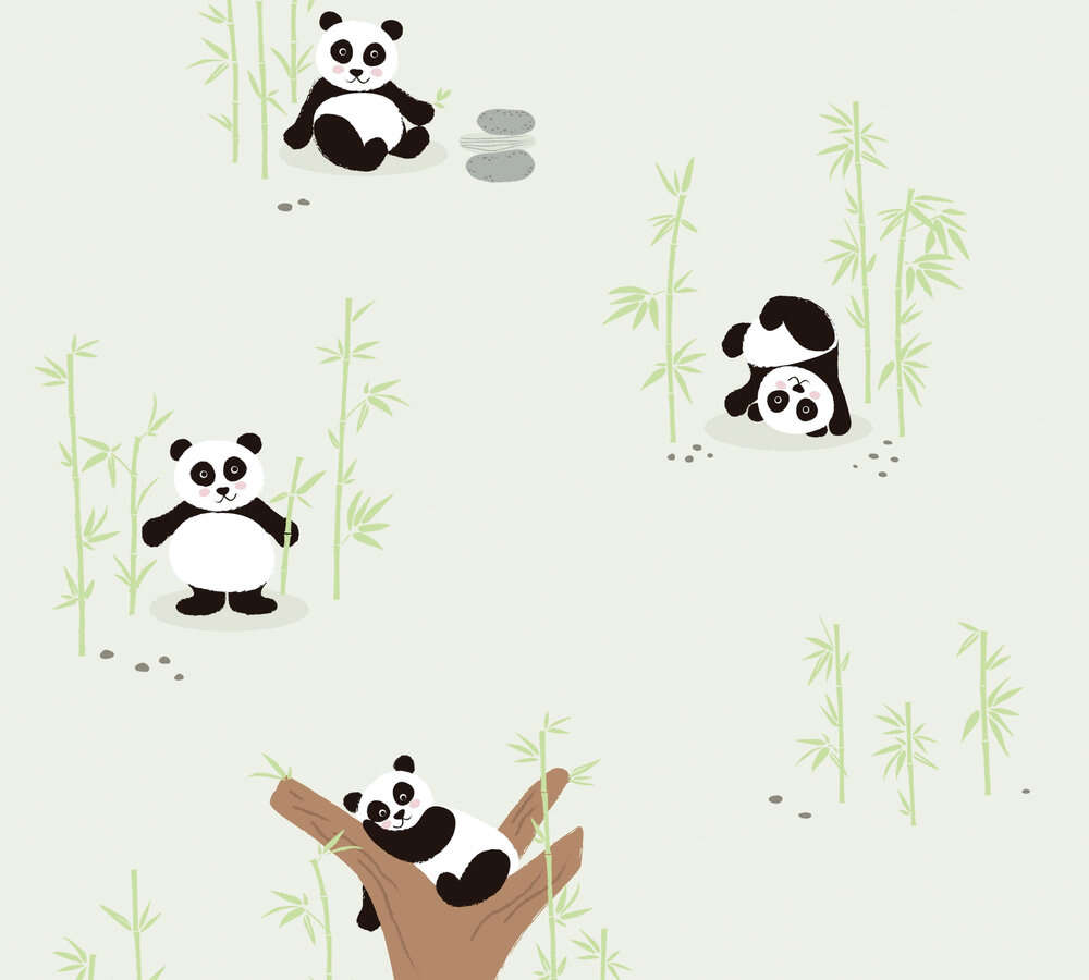 Storeys Barn panda tapet