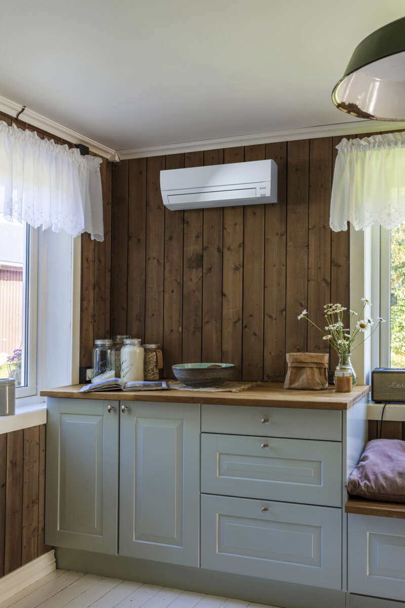 Mitsubishi Iguru 6600 varmepumpe, ferdig montert