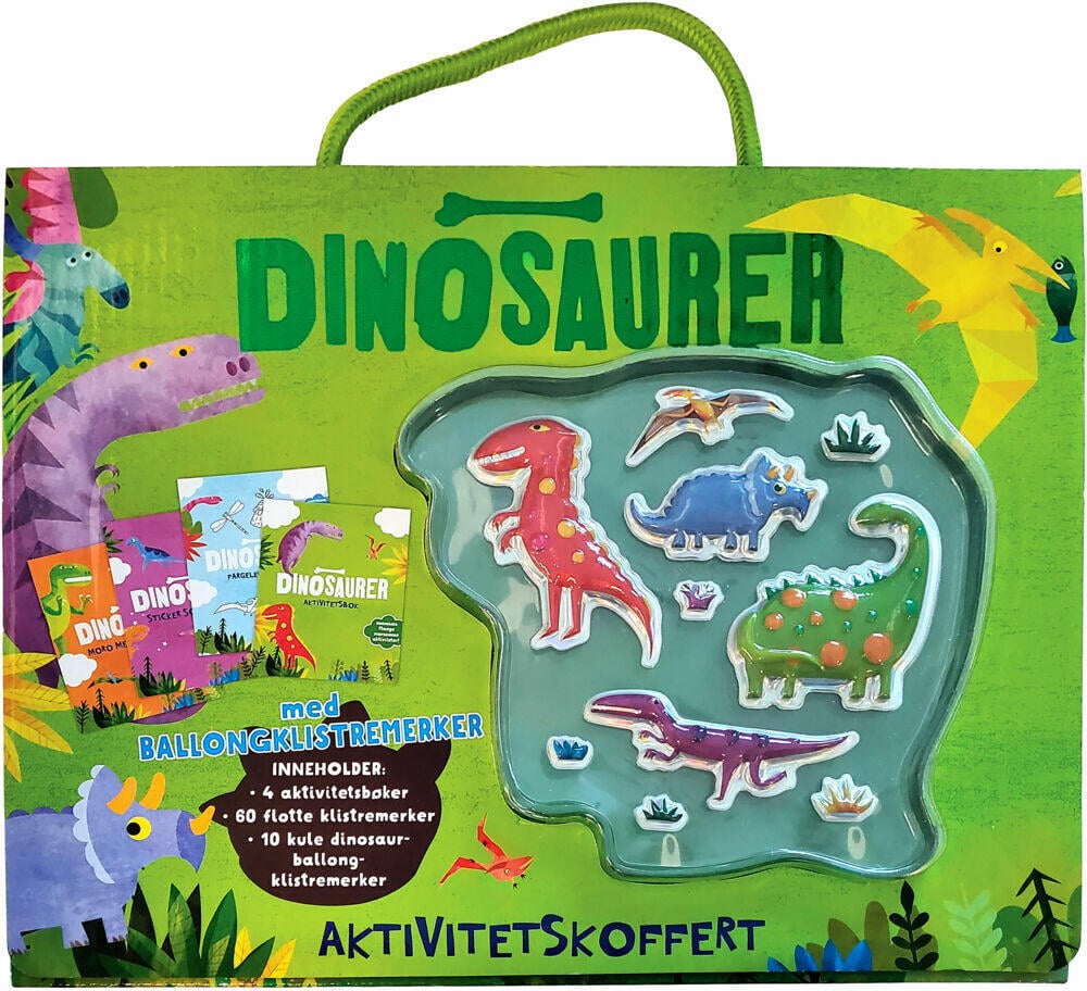 Dinosaurer aktivitetskoffert