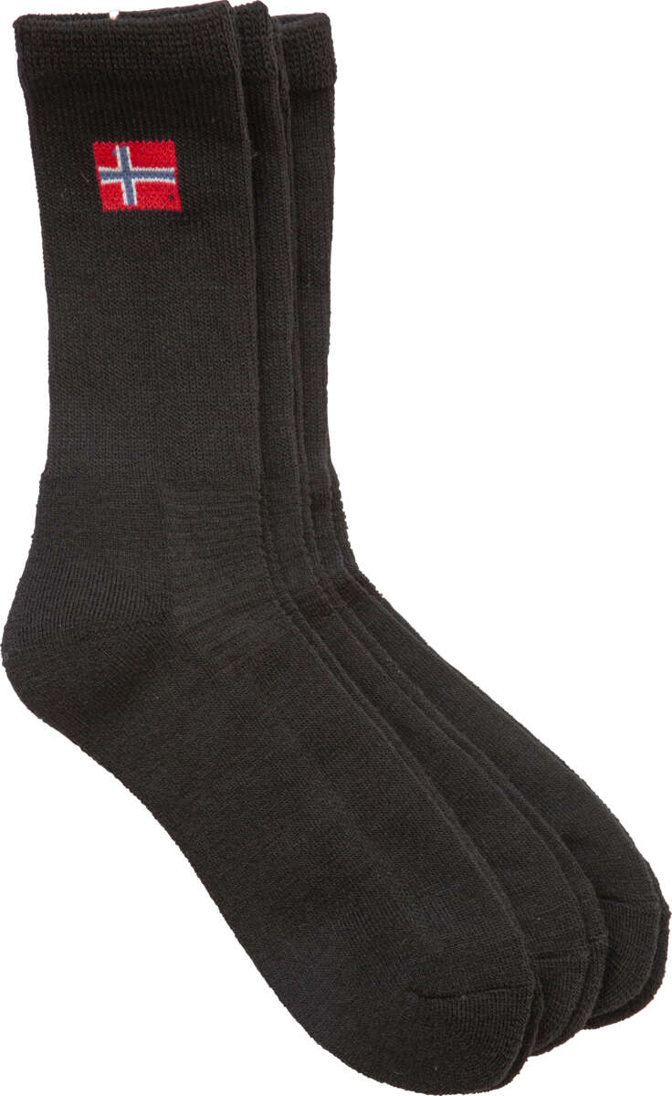 Norgessokken ullsokker 3-pk unisex