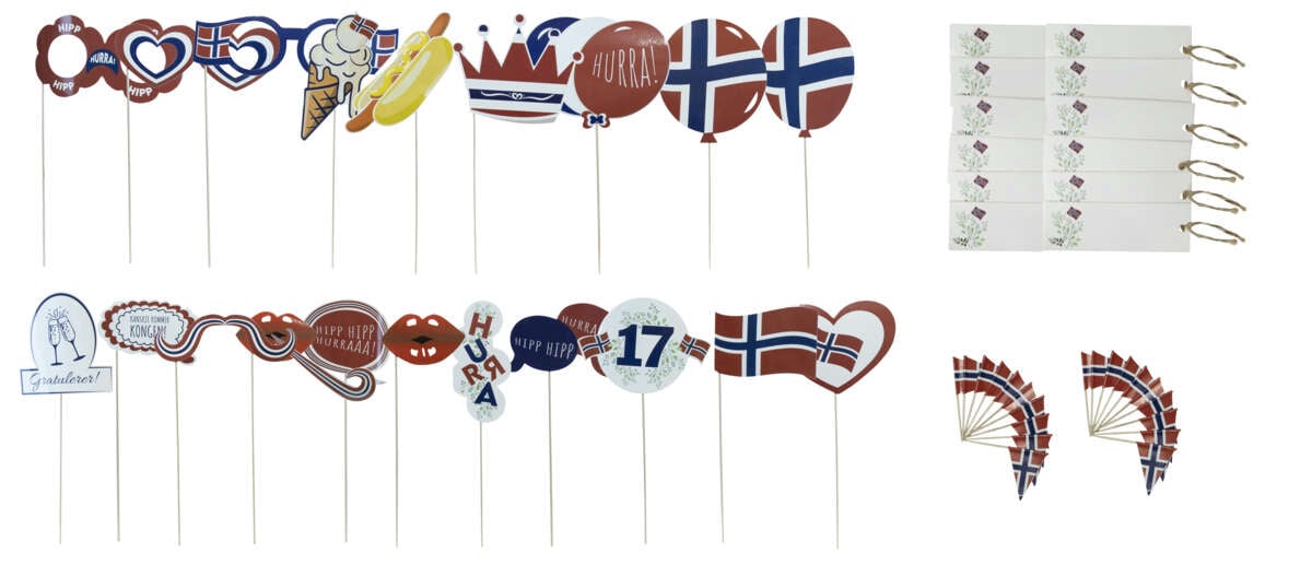 17. mai samleeske med pynt