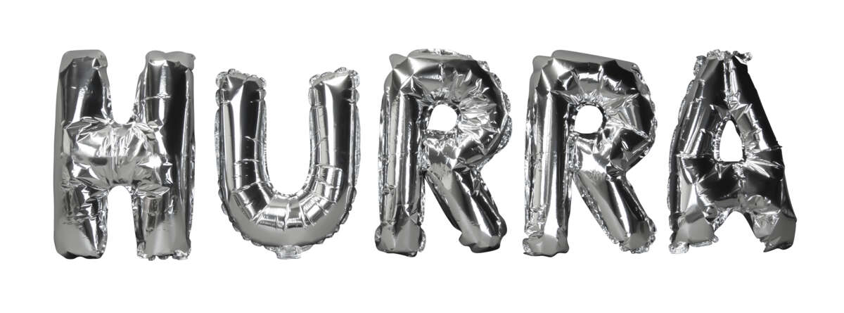 Folieballonger Hurra