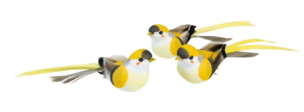 Pio fugl på klype, 3pk