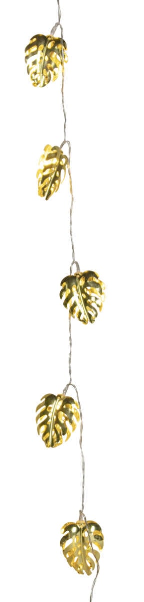 Lyslenke med bladdekor