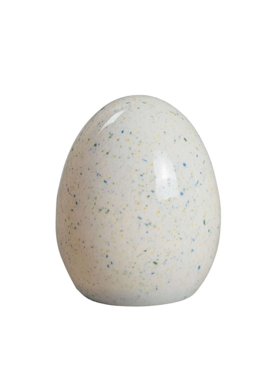 Porselenegg multi med LEDlys