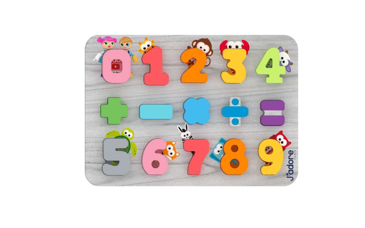J`adore 1-2-3 puslespill