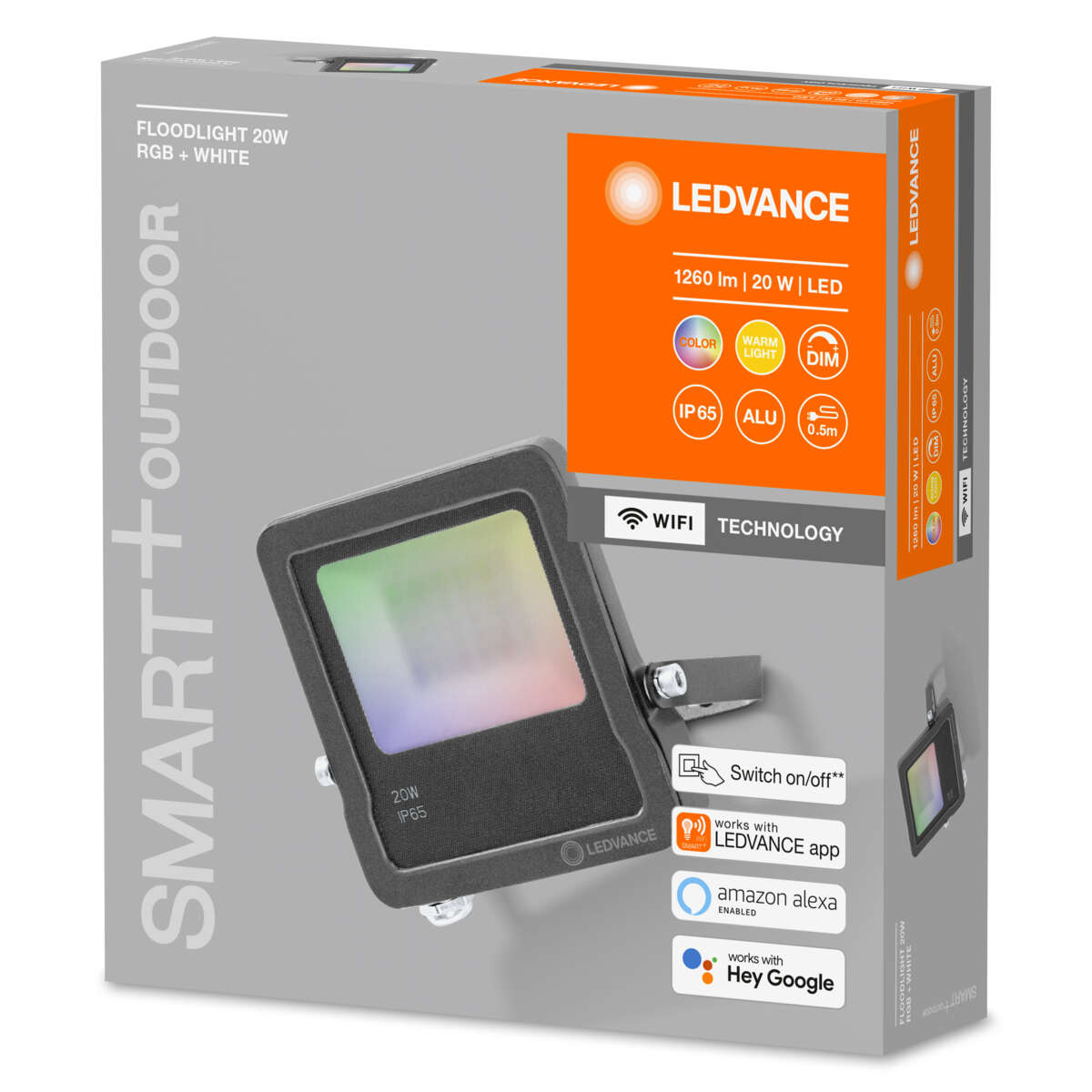 Ledvance SMART+ WiFi utendørs lyskaster 20W