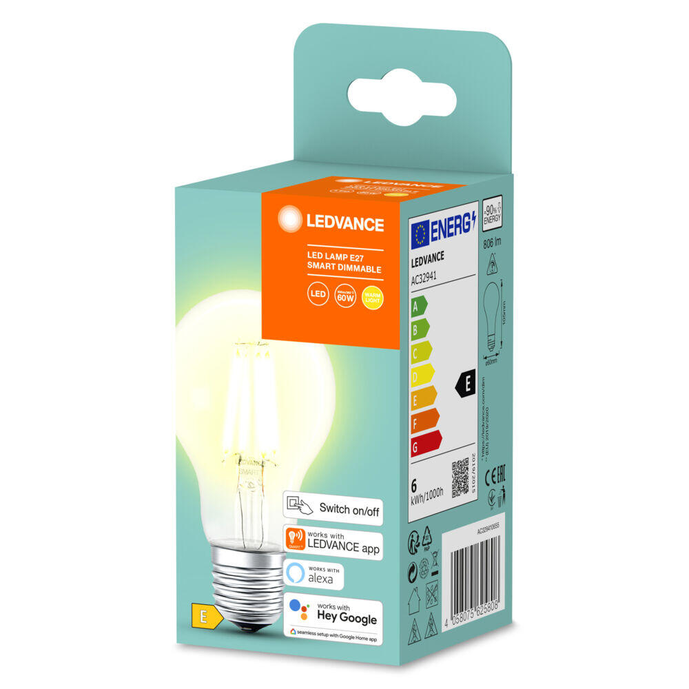 LEDVANCE Bluetooth SMART+ Classic A pære