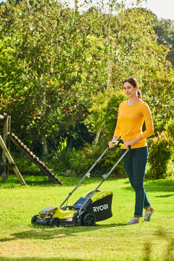 Ryobi OLM1833B gressklipper u/batteri