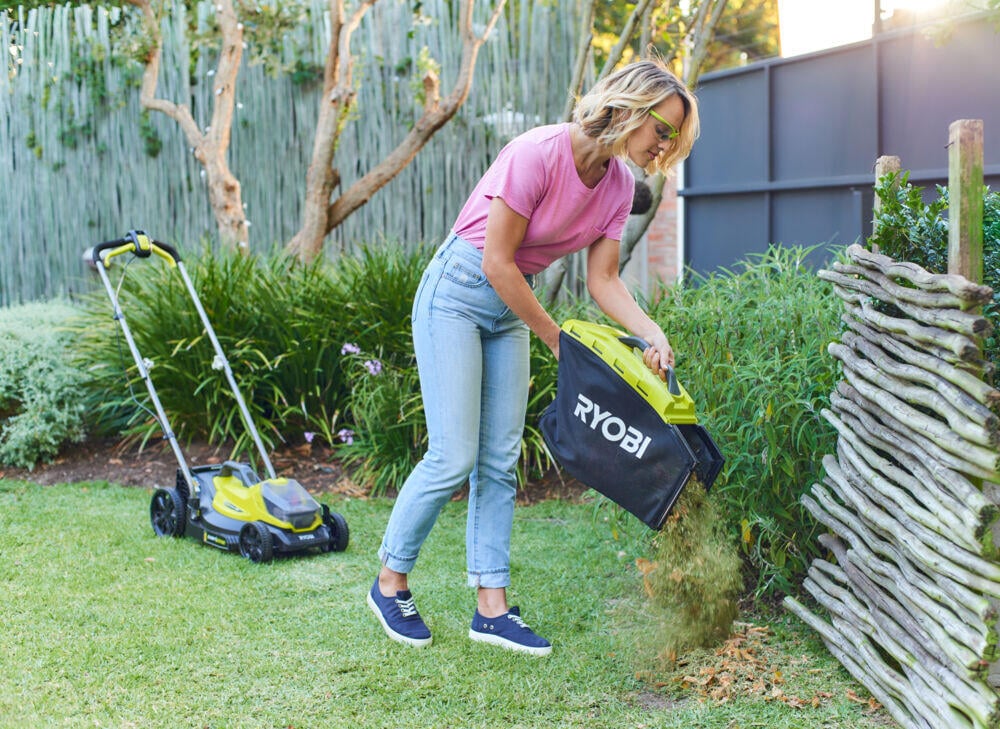 Ryobi OLM1833B gressklipper u/batteri