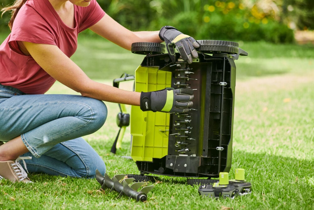 Ryobi RY18SFX35A-0 vertikalskjærer u/batteri