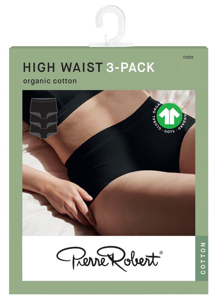 Pierre Robert Cotton High Waist truse 3-pk dame