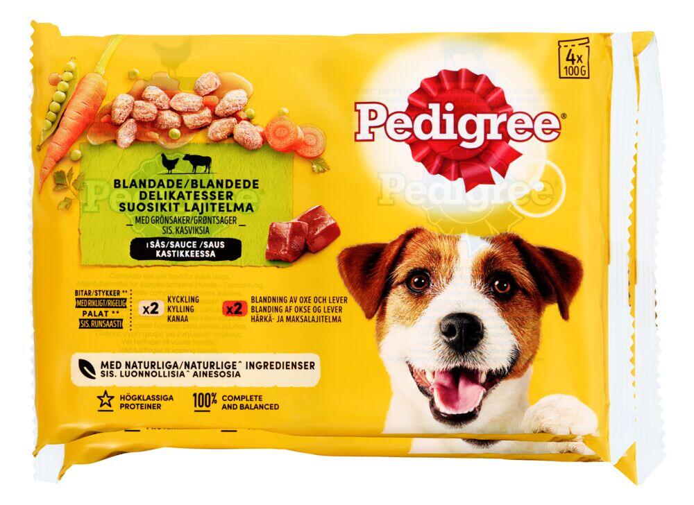Pedigree Pouch Beef 100g 4pk