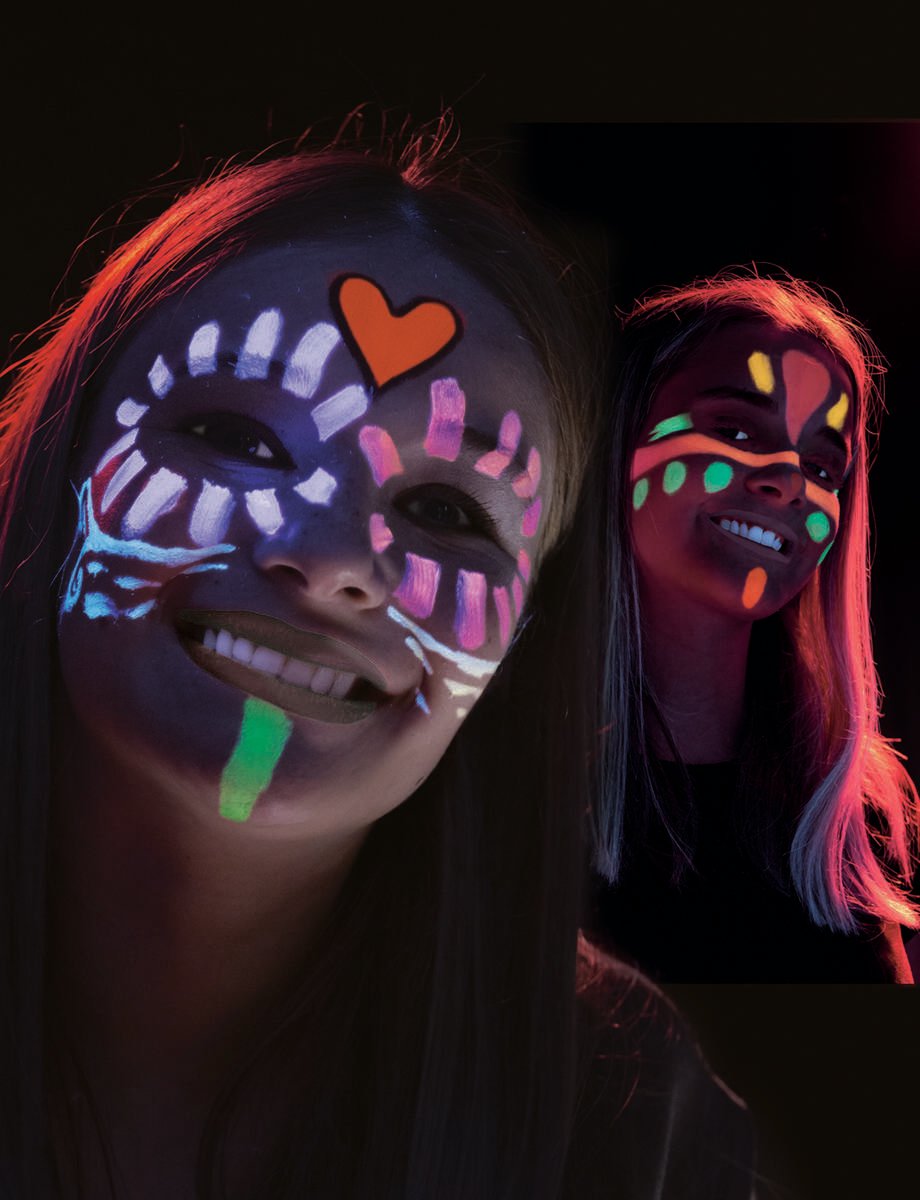 Carioca Neon ansiktsmaling