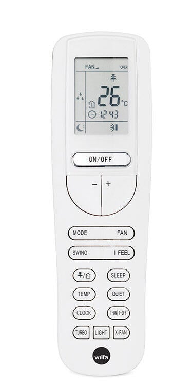 Wilfa Trysil Floor Comfort 6,5 kW varmepumpe gulvmodell, ferdig montert