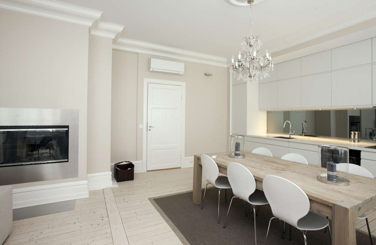 Mitsubishi Zen varmepumpe, ferdig montert