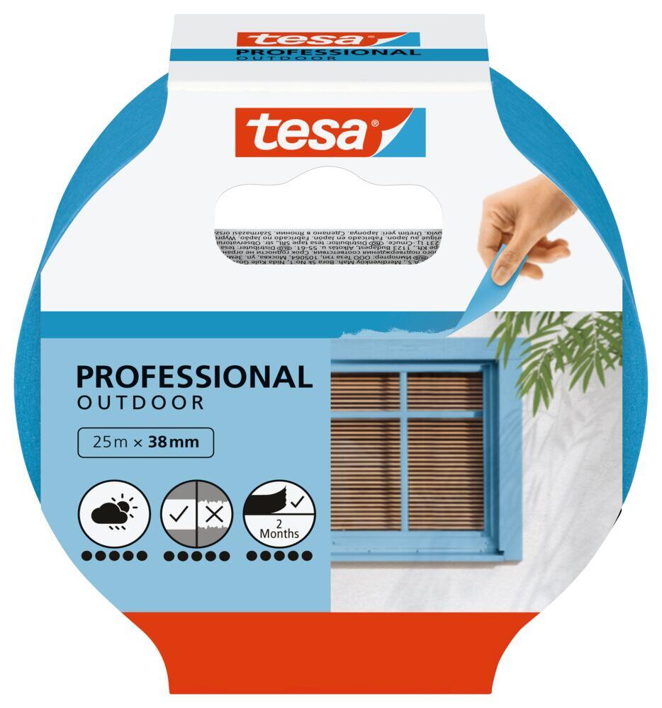 Tesa Malertape Professional Outdoor Blå