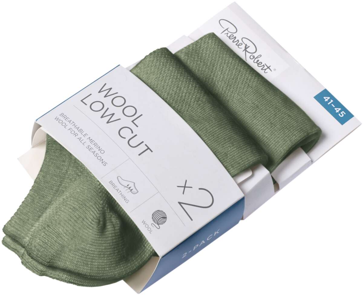 Pierre Robert 2-pk ankelsokker herre