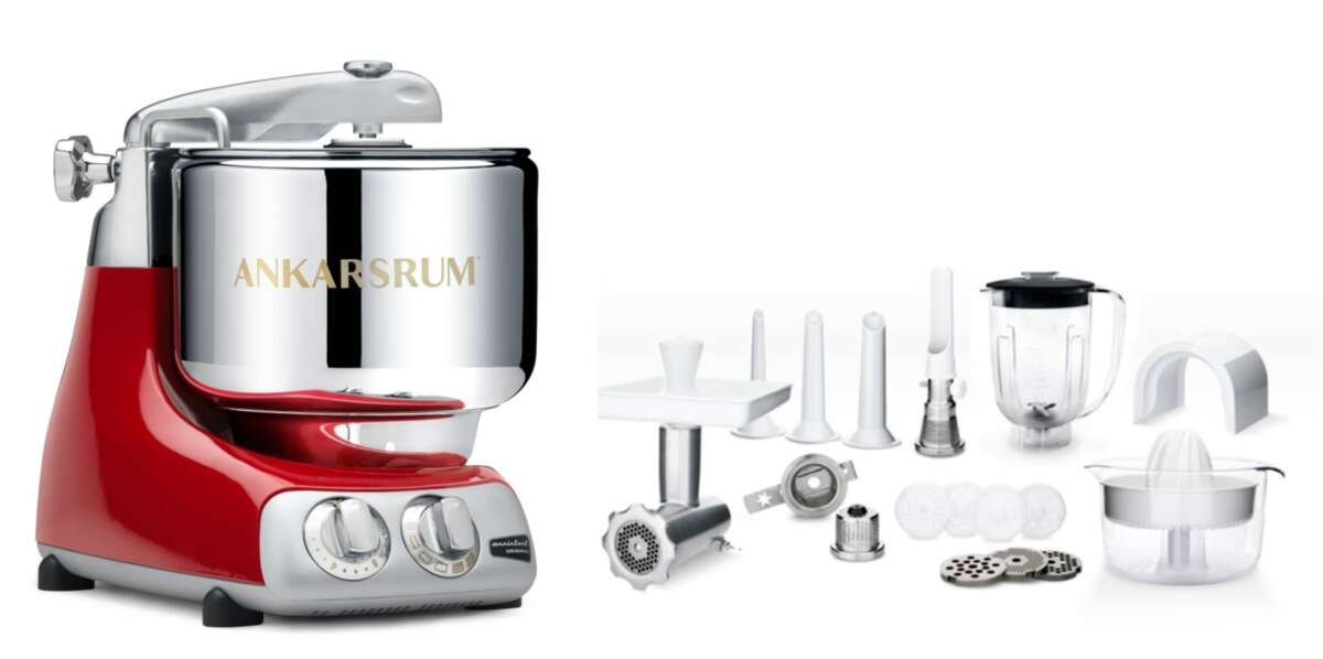 Ankarsrum® Assistent Original 6230 rød med stor tilbehørspakke