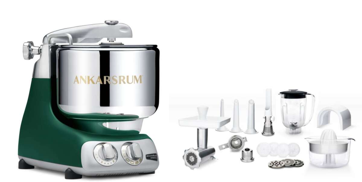 Ankarsrum® Assistent Original 6230 grønn med stor tilbehørspakke