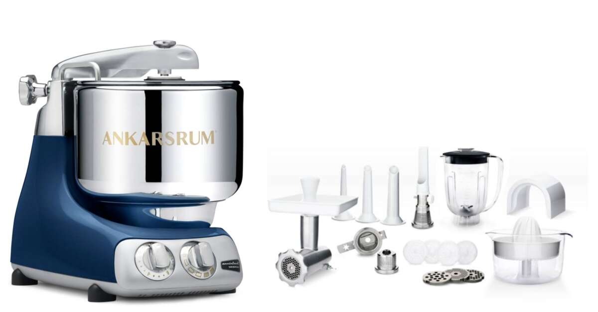 Ankarsrum® Assistent Original 6230 blå med stor tilbehørspakke