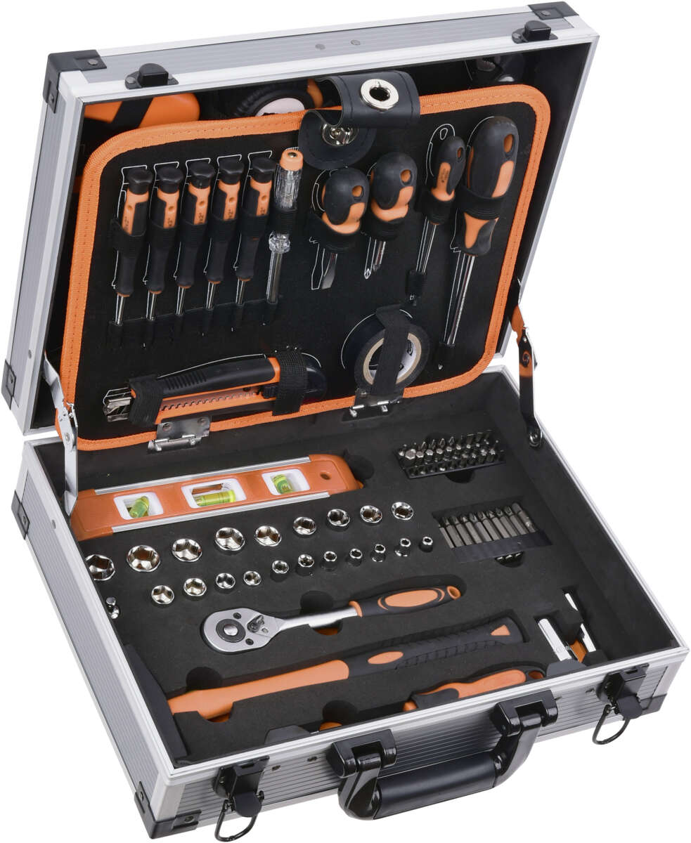 Work>it verktøykoffert med 107 deler
