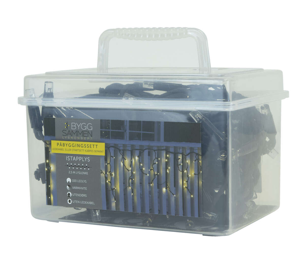 Bygg Sammen 100 LED istapp lysslynge