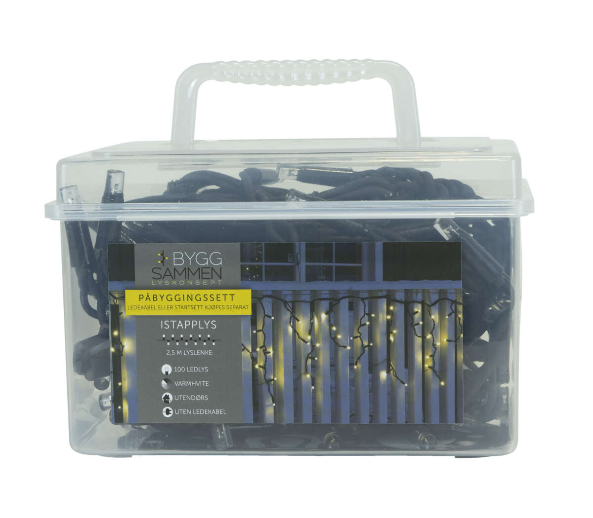Bygg Sammen 100 LED istapp lysslynge
