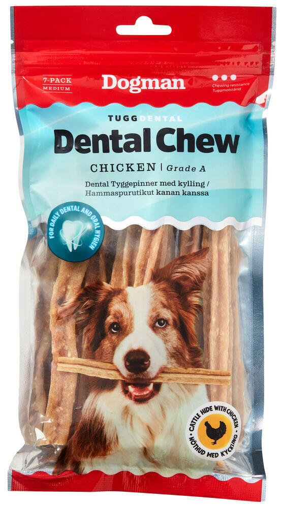 Dogman Tygg Dental med Kylling7pk