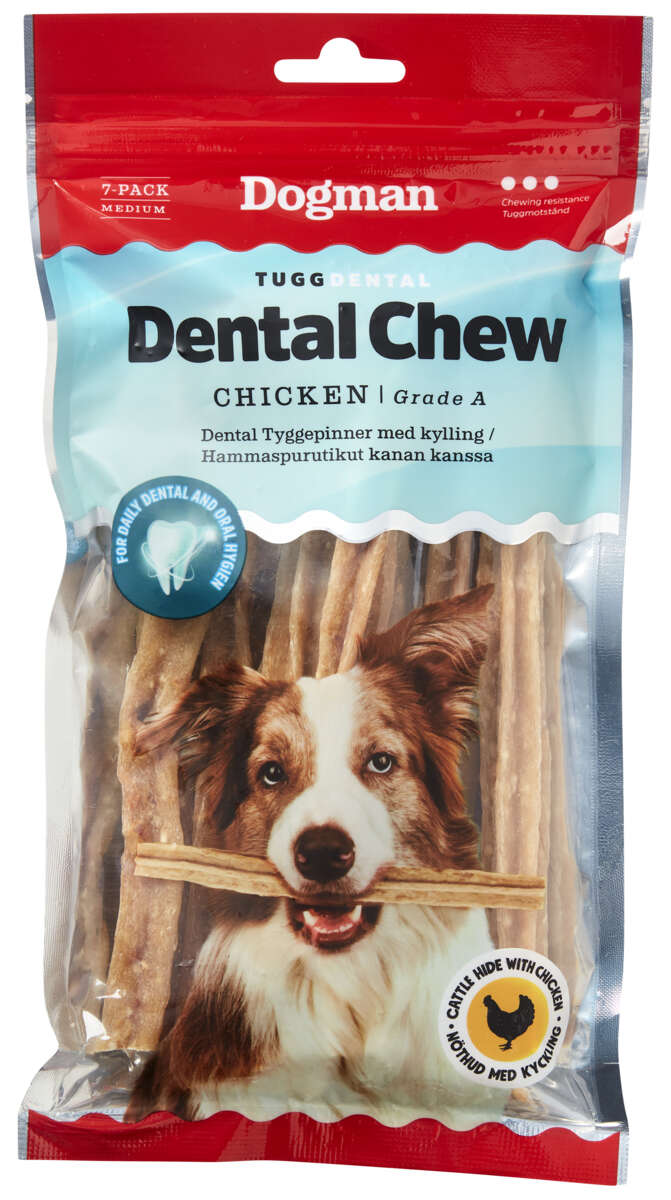 Dogman Tygg Dental med Kylling7pk