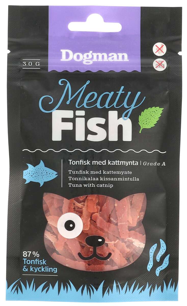Dogman Meaty Fish Tunfisk med Kattemynte 30g