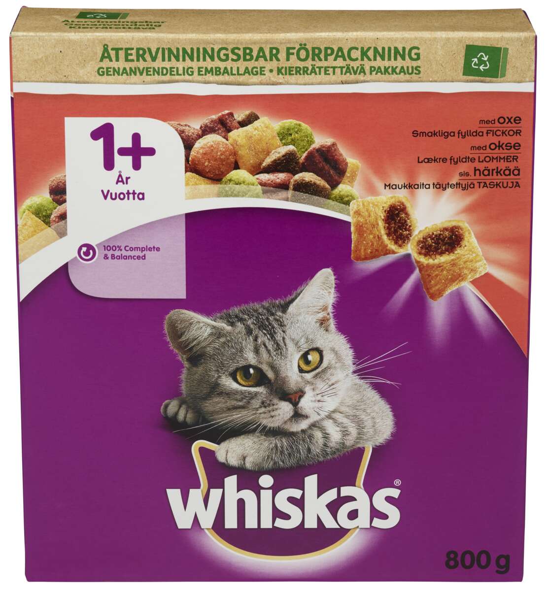Whiskas Adult Beef 800g