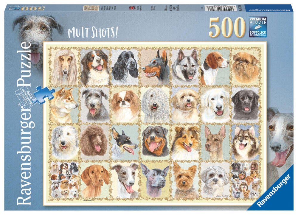 Ravensburger Puzzle Mutt Shots! puslespill