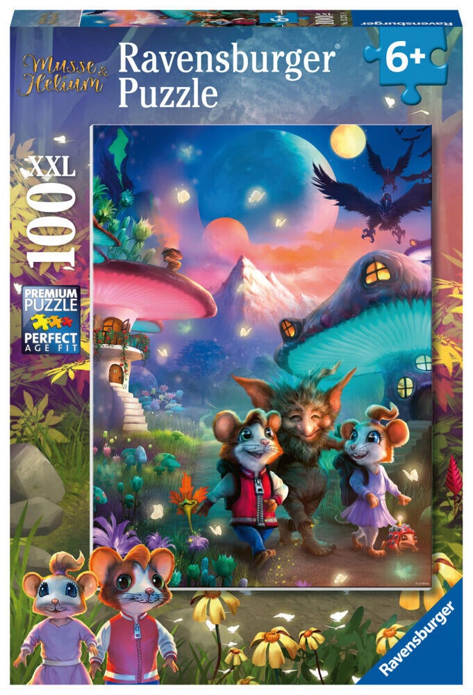 Ravensburger Puzzle The Enchanting Muschroom Town puslespill